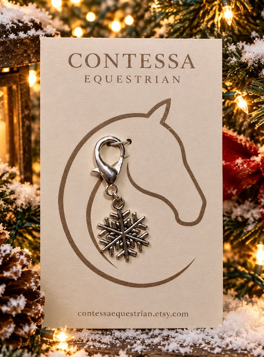 Silver Snowflake Charm