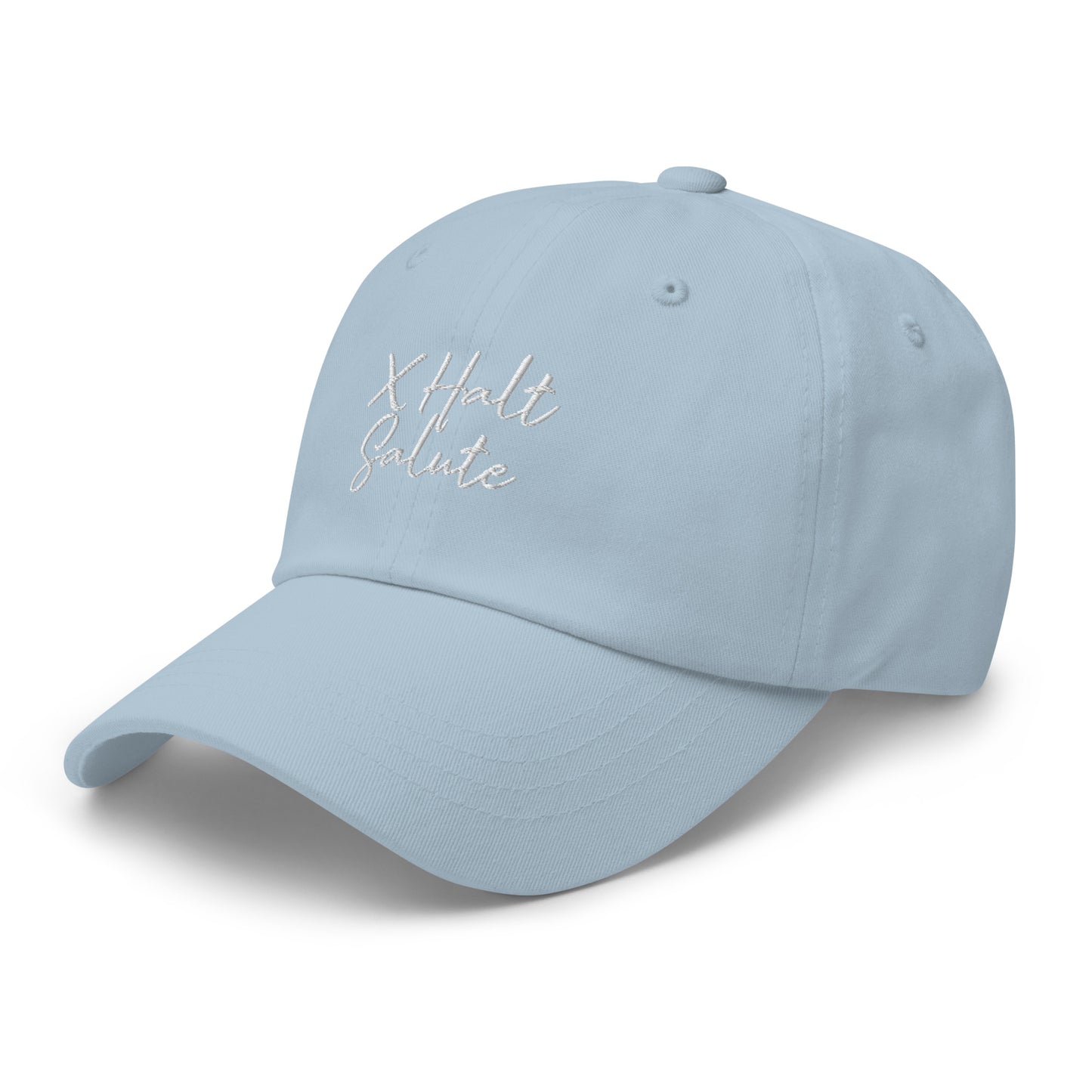 X Halt Salute Dad hat