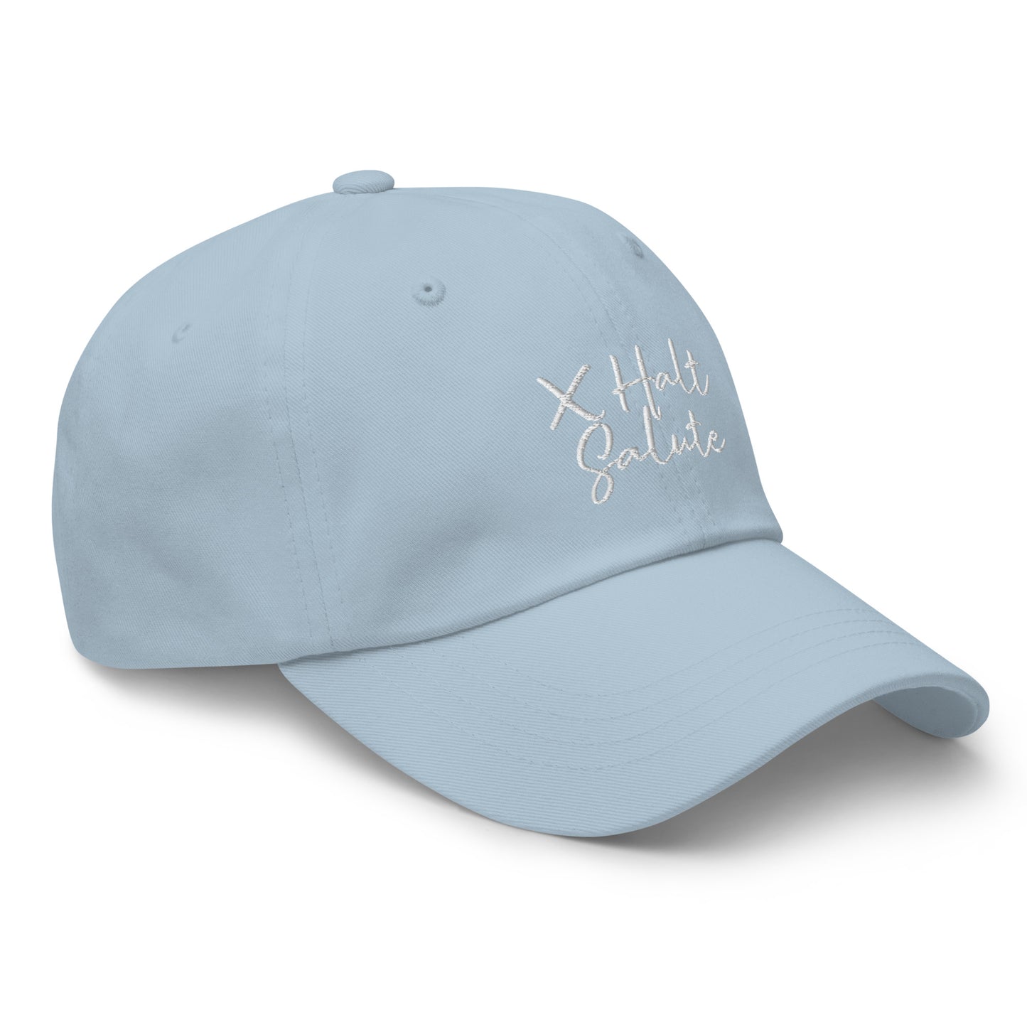 X Halt Salute Dad hat