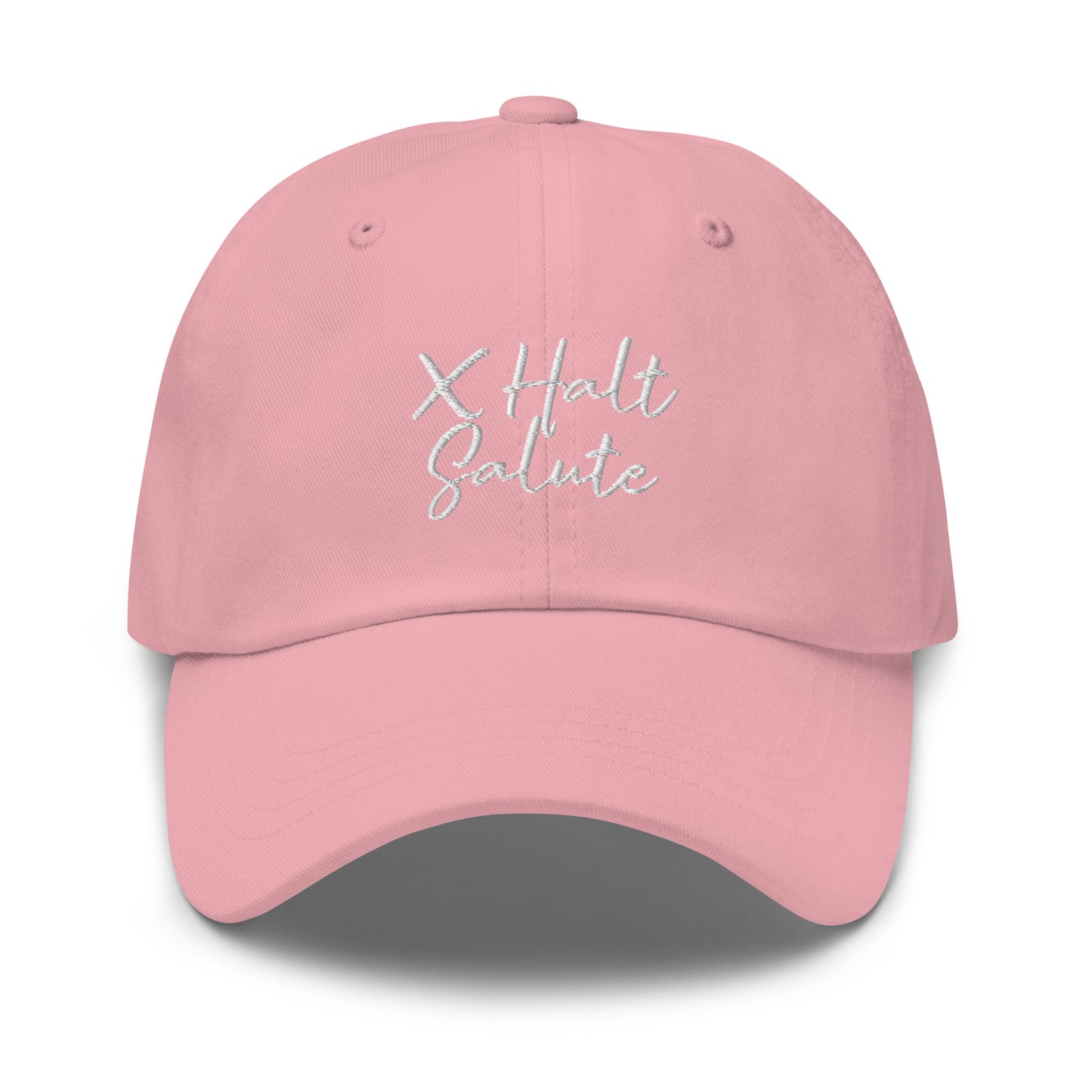 X Halt Salute Dad hat