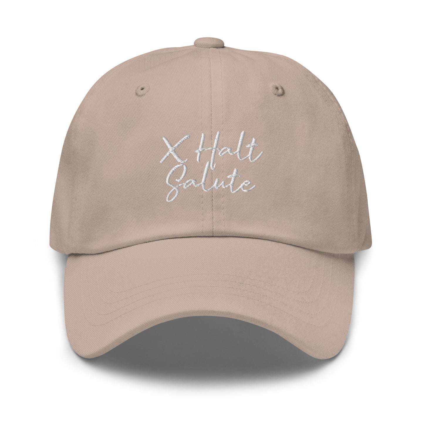 X Halt Salute Dad hat